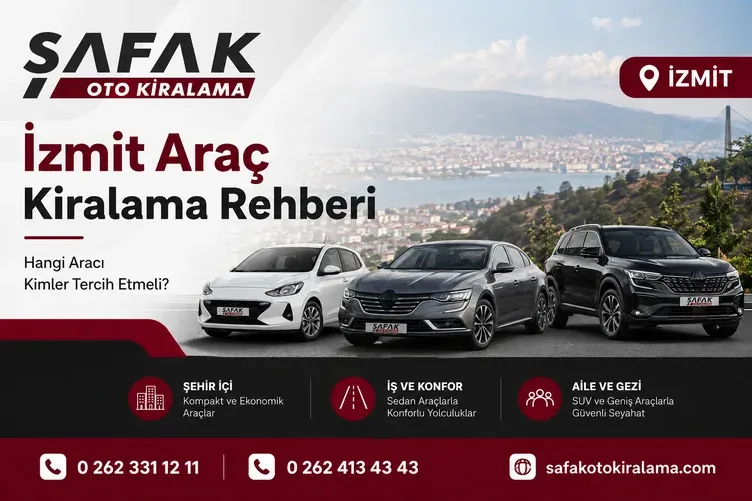 İzmit Araç Kiralama Rehberi: Hangi Aracı Kimler Tercih Etmeli?