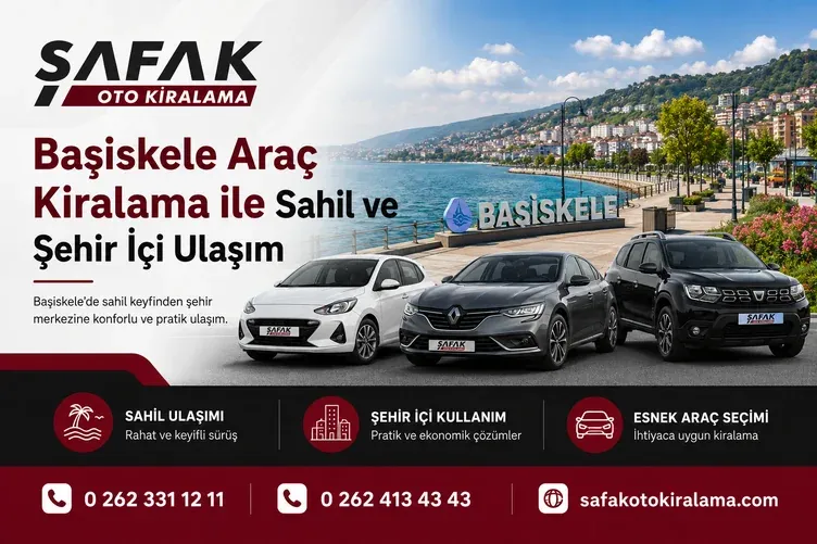 Başiskele Araç Kiralama ile Sahil ve Şehir İçi Ulaşım